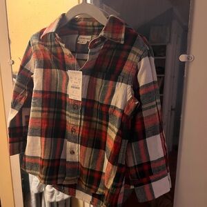 NWT crewcuts J. Crew 2T Flannel